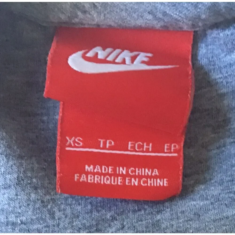 Nike Women's Size XS Bonded Mesh Jersey Tee (Black/ Carbon Heather/ Black) - Picture 7 of 10